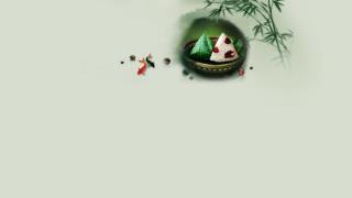 端午粽子锦鲤简约桌面壁纸
